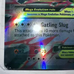 Pokemon TCG Card M Metagross EX (Shiny) Xy35 XY Holo Filler/Replica I think - Image 4