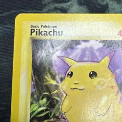 Pokemon Pikachu Card 58/102 Yellow Cheeks Base Set (MP) - Image 2
