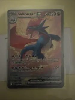 Pokemon TCG Salamence EX Journey Together Holo Card 187/159 Special Art - Image 1