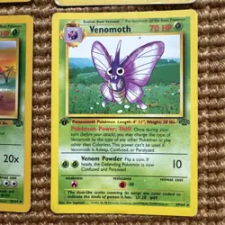 1st Editions (4 Cards) Pokemon TCG Jungles and Fossil - Image 3