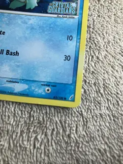Pokemon TCG Squirtle Stamped Reverse Holo Card 63/100 EX Crystal Guardians LP - Image 5