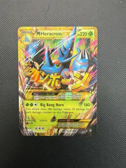 Mega Heracross EX 112/111 Secret Rare Full Art Furious Fists Pokemon Card NM- - Image 1