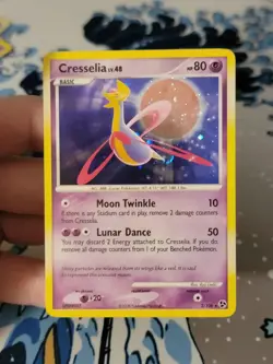 Pokemon TCG Cresselia Great Encounters 2/106 Holo Rare Swirl Card - Image 1