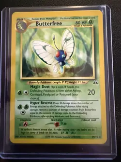 Butterfree Neo Discovery Non-Holo Rare unlimited Pokemon Card 19/75 - Image 1