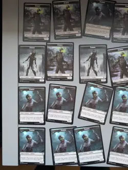 Magic The Gathering 35 Token Card Lots Zombie Fest - Image 2