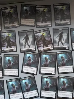 Magic The Gathering 35 Token Card Lots Zombie Fest - Image 3