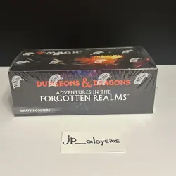 Magic the Gathering Draft Booster Box Adventures in The Forgotten Realms 630509981151 - Image 1