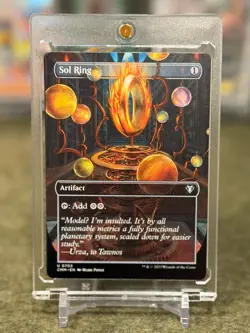 Sol Ring (Borderless) Commander Masters CMM #703 Magic the Gathering MTG - Image 1