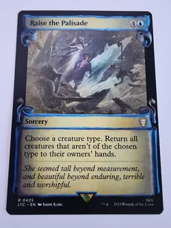 Raise the Palisade (Showcase Scrolls) Commander: LOTR Regular, NM - Image 1
