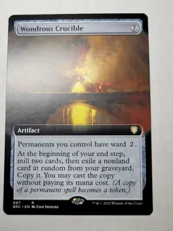 Wondrous Crucible -Extended Art- Brothers War Regular Commander BRO BRC mtg NM/M - Image 1