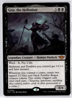 Gisa, the Hellraiser Outlaws of Thunder Junction Regular NM M 0089 - Image 1