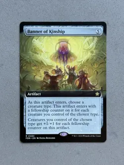 MTG - Banner of Kinship (Extended Art) #484 - Foundations FDN - NM /Never Played - Image 1