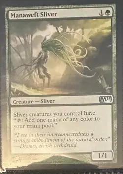 Manaweft Sliver Core Set 2014 (M14) Regular Mtg Magic The Gathering - Image 1