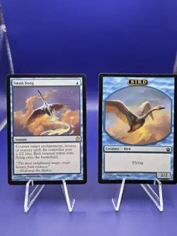 Swan Song - MTG Theros (2013) Regular Lightly Played - Swan Token Included - Image 2