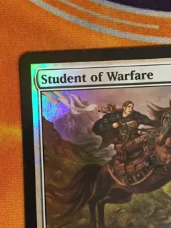 D1197 MAGIC GATHERING RISE OF ELDRAZI STUDENT OF WARFARE #47 FOIL MP R MTG - Image 3