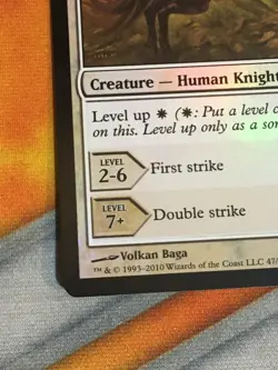 D1197 MAGIC GATHERING RISE OF ELDRAZI STUDENT OF WARFARE #47 FOIL MP R MTG - Image 4