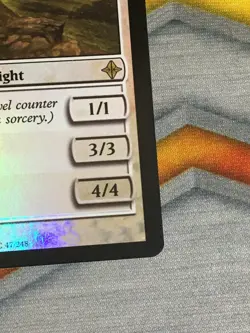 D1197 MAGIC GATHERING RISE OF ELDRAZI STUDENT OF WARFARE #47 FOIL MP R MTG - Image 5