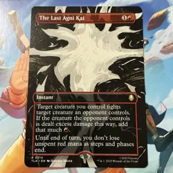 The Last Agni Kai (Borderless) Avatar: The Last Airbender Regular Rare M NM MTG - Image 1