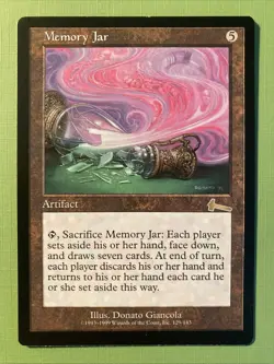 MTG - Memory Jar - Urza's Legacy - NM - Image 1