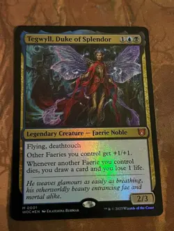 1x FOIL TEGWYLL, DUKE OF SPLENDOR- Commander - MTG - Magic the Gathering - Image 1