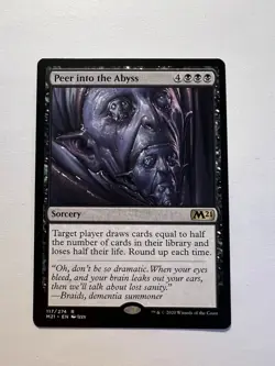 Peer into the Abyss - MTG Core Set 2021 - NM - Image 1