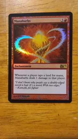 MTG Manabarbs Core Set 2012 (M12) Foil - Image 2