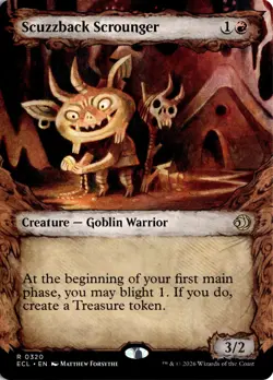 Scuzzback Scrounger (Showcase) 320 ECL Lorwyn Eclipsed NM - Image 1