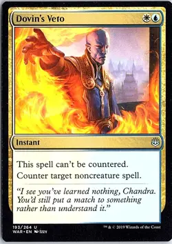 Dovin's Veto U War of the Spark 193 LP Magic - Image 1