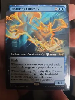 Enduring Curiosity (Extended Art) Duskmourn: House of Horror Regular - Image 1