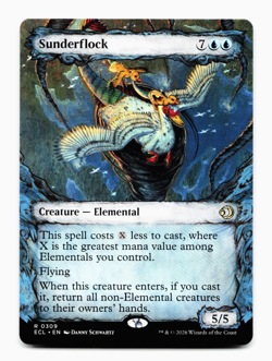 Sunderflock (Showcase) - [Lorwyn Eclipsed] Magic - MTG ECL 0309 NM 💧 - Image 3