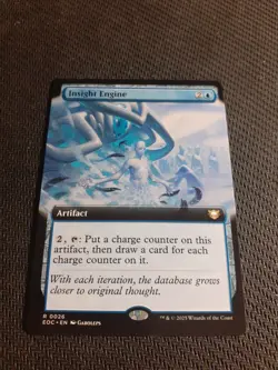 1x INSIGHT ENGINE EXTENDED ART - Edge of Eternities - MTG - Magic the Gathering - Image 1