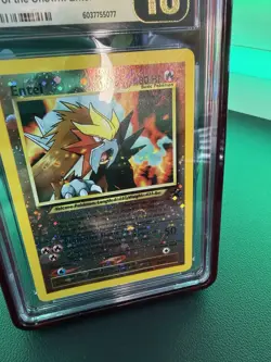 DOUBLE SWIRL Pokemon Entei Movie Promo #34 WOTC Black Star CGC Pristine 10 - Image 3