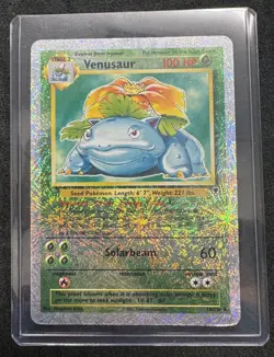 2002 Pokemon Legendary Collection Venusaur 18/110 Reverse Holo Foil WOTC LP - Image 1