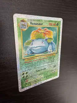2002 Pokemon Legendary Collection Venusaur 18/110 Reverse Holo Foil WOTC LP - Image 2