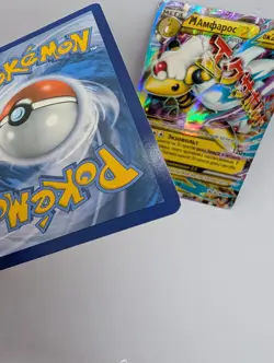 Pokemon Russian Ancient Origins Mega Ampharos EX #27 #28 Rare Cards Set Low Pop - Image 5