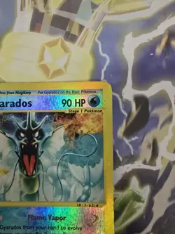 2003 POKEMON Skyridge Reverse Holo Rare Gyarados 11/144 - Image 3