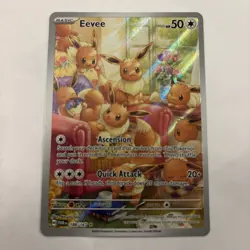 Eevee 188/167 Sv06 Twilight Masquerade Illustration Rare Holo Pokemon TCG - Image 1