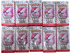 Pokemon TCG Scarlet & Violet 151 Booster Box (Korean) - 10 Box Bundle - Image 1
