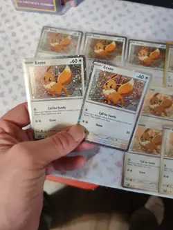 Pokemon Destined Rivals Eevee Promo Holo Lot x20 NM/M w Swirls! Potential Gem - Image 2