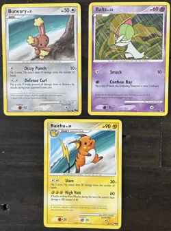 Pokemon Pop Series Lot Of (3) - Buneary 12/17 - Raichu 3/17 - Ralts 15/17 - Image 1