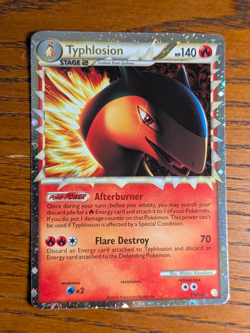 Typhlosion Heart Gold Soul Silver 110/123 Prior Rare Pokemon - NM/LP - Image 1
