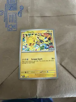 Pikachu Promo 2025 World Championships SVP EN 225 Pokemon Worlds BRAND NEW PROMO - Image 1