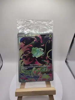 Pokemon TCG Bulbasaur Me01 Mega Evolution Holo Illustration Rare 133/132 NM - Image 1