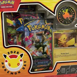 Pokemon TCG: Pokemon Day 2026 Collection Box 3 Packs - Sealed - Image 2