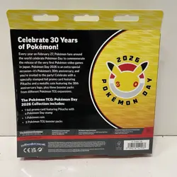 Pokemon TCG: Pokemon Day 2026 Collection Box 3 Packs - Sealed - Image 4