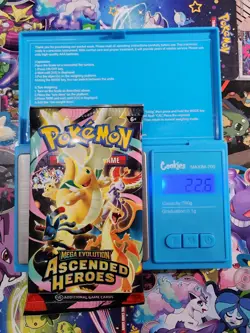 EXTREMELY HEAVY! 22.6g GOD PACKUUU Ascended Heroes Pokemon TCG Booster (SEALED) - Image 1