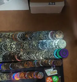 360+ Pokemon Coins Lot Offical TCG Coin JUMBOS / REGULAR +Charizard metal coin! - Image 3