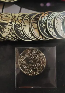 360+ Pokemon Coins Lot Offical TCG Coin JUMBOS / REGULAR +Charizard metal coin! - Image 4