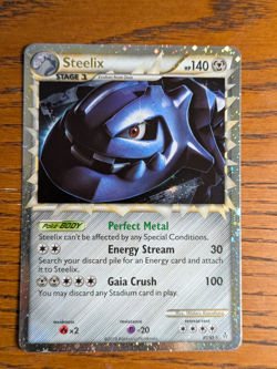 Steelix 87/95 Prime Holo Foil Ultra Rare HGSS Unleased - Pokemon - LP/NM - Image 1