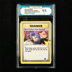 TQG 9.5 MINT+ 2021 Pokemon ENG Here Comes Team Rocket! 15/82 R - Image 1